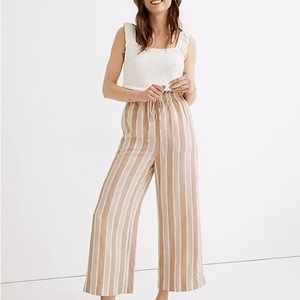 Madewell striped Hutson pants M